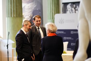 Inauguracja roku akademickiego na Wydziale Historii UW. 4 X 2022 r. Sala Kolumnowa. Fot. Sebastian Gawęda