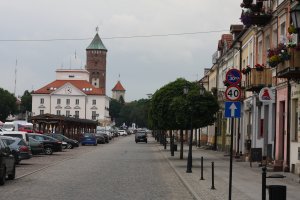 Ratusz miejski oraz rynek w Pułtusku Fot. Sebastian Gawęda