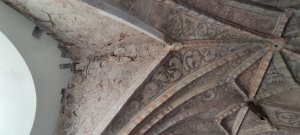 Sklepienie w klasztorze kanoników regularnych w Czerwińsku nad Wisłą Fot. Sebastian Gawęda