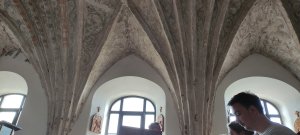 Sklepienie w klasztorze kanoników regularnych w Czerwińsku nad Wisłą Fot. Sebastian Gawęda
