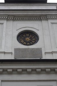 Zegar na Pałacu w Jabłonnie Fot. Sebastian Gawęda