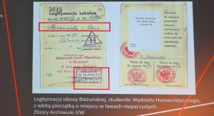 Dokumenty związane w wprowadzeniem getta ławkowego na UW