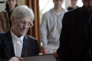 Wręczenie nagrody Stowarzyszenia Historyków Starożytności za popularyzację wiedzy o antyku Pani Annie Mączakowej
