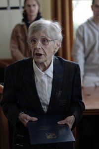 Wręczenie nagrody Stowarzyszenia Historyków Starożytności za popularyzację wiedzy o antyku Pani Annie Mączakowej