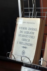 Wręczenie nagrody Stowarzyszenia Historyków Starożytności za popularyzację wiedzy o antyku Pani Annie Mączakowej