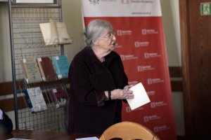 Wręczenie nagrody Stowarzyszenia Historyków Starożytności za popularyzację wiedzy o antyku Pani Annie Mączakowej