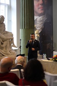 Jubileusz 80-lecia prof. Marcina Kuli (24 III 2023 r.). Fot. Sebastian Gawęda