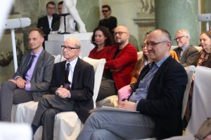 Jubileusz 80-lecia prof. Marcina Kuli (24 III 2023 r.). Fot. Sebastian Gawęda