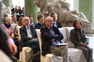 Jubileusz 80-lecia prof. Marcina Kuli (24 III 2023 r.). Fot. Sebastian Gawęda