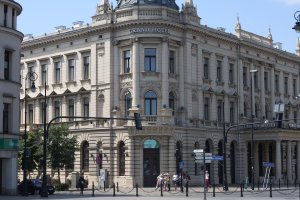 Eklektyczny gmach Grand Hotelu w Lublinie