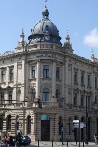 Eklektyczny gmach Grand Hotelu w Lublinie
