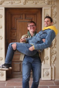 Kacper Pielat i Karol Banach uniesieni artyzmem Santi Gucciego na Zamku w Baranowie Sandomierskim