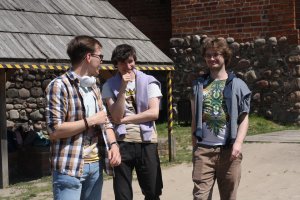 Kadra objazdu, Kacper Pielat, dr Jan Burek, mgr Grzegorz Bryl