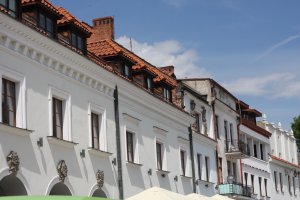 Kamienice przy rynku w Kazimierzu Dolnym