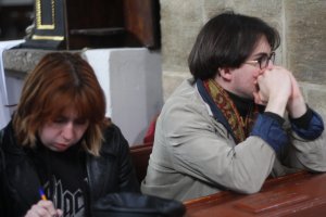 Objazdowicze w kościele cystersów w Koprzywnicy