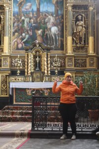 Ołtarz kościoła Wniebowzięcia NMP i św. Stanisława w Bodzentynie. Referat wygłasza dr Natalia Królikowska-Jedlińska