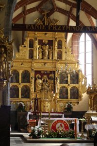 Ołtarz w kościele św. Zygmunta w Szydłowcu