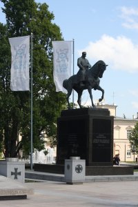 Pomnik Józefa Piłsudskiego na Placu Litewskim w Lublinie