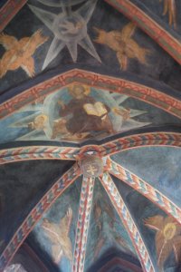Sklepienie kaplicy Świętej Trójcy w Lublinie