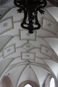 Sklepienie kościoła Wniebowzięcia NMP i św. Stanisława. Bodzentyn