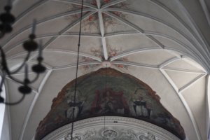 Sklepienie kościoła w Lublinie