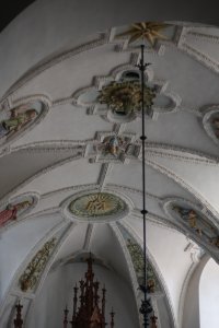 Sklepienie kościoła w Lublinie
