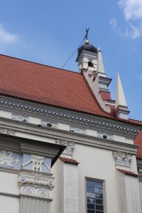 Szczyt fary. Kazimierz Dolny