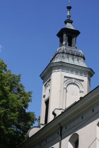 Wieża kościoła w Czersku
