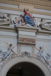 Wnętrze Fary w Kazimierzu Dolnym
