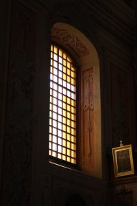 Wnętrze Kościoła Wniebowzięcia NMP w Opactwie