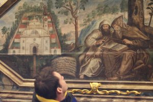 Wnętrze kościoła klasztoru pokamedulskiego w Rytwianach